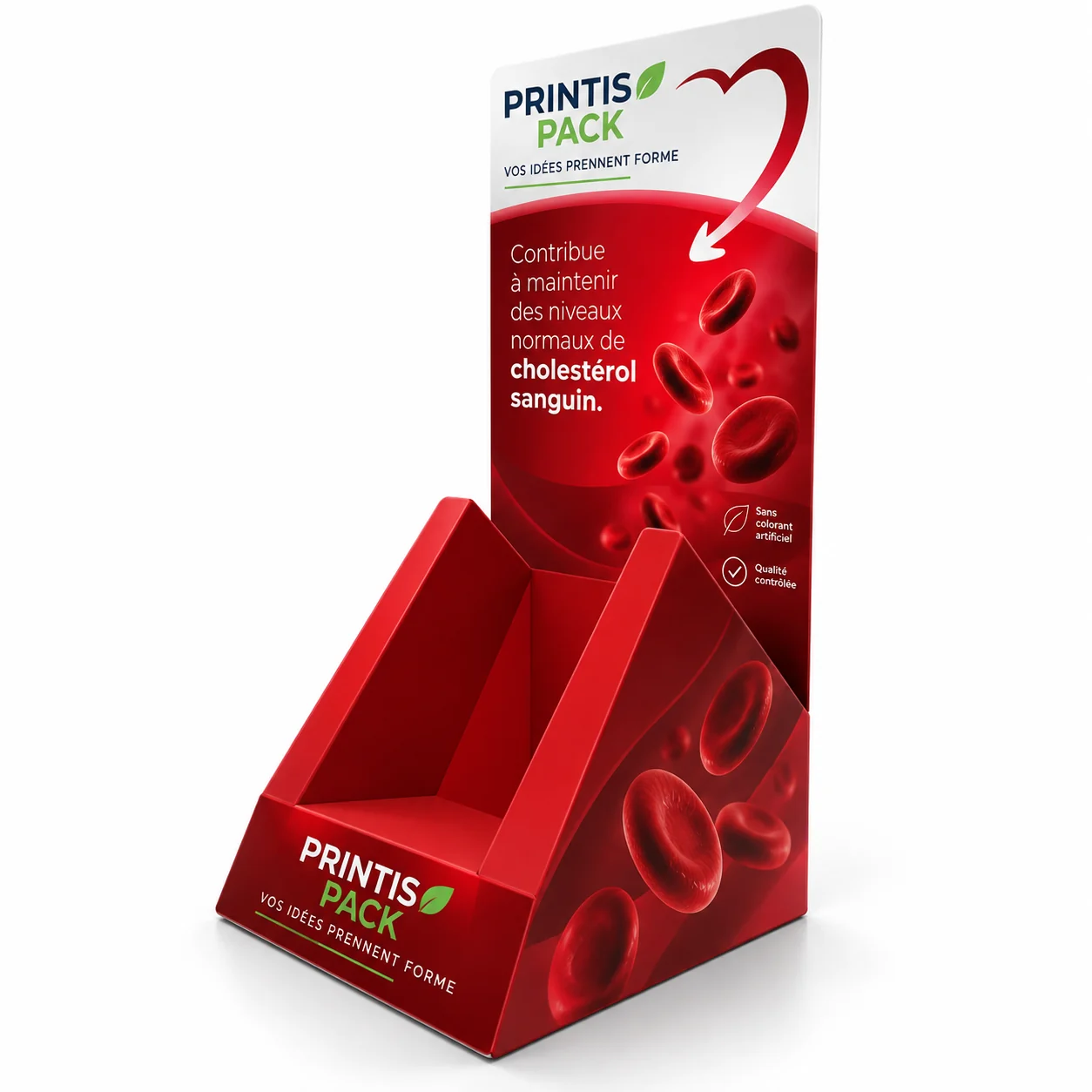Exemple de PLV sur mesure Encuny