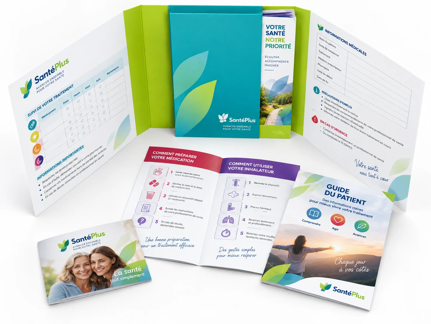 Des pochettes et vos brochures